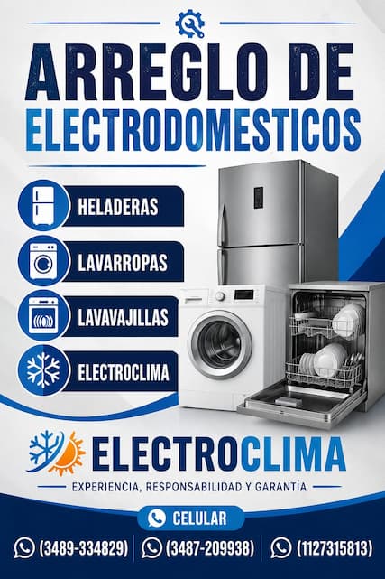 Reaparacion de electrodomesticos en Zárate